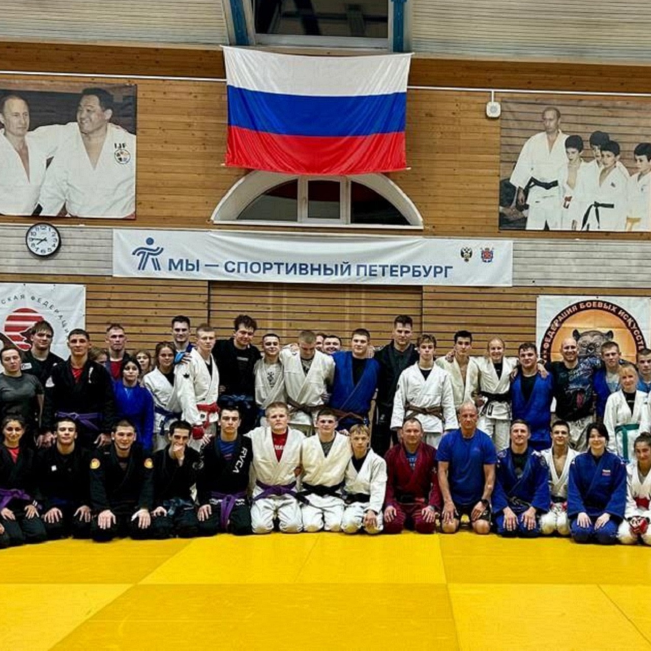 В Санкт-Петербурге проходит заключительный этап подготовки к Чемпионату и Первенствам мира по джиу-джитсу